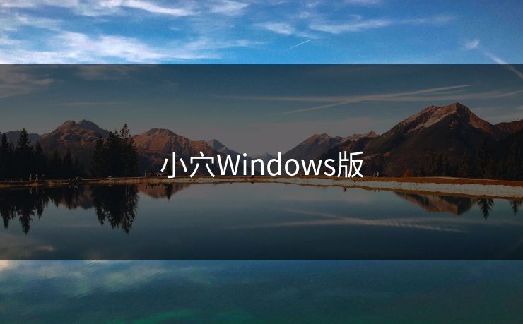 小穴Windows版