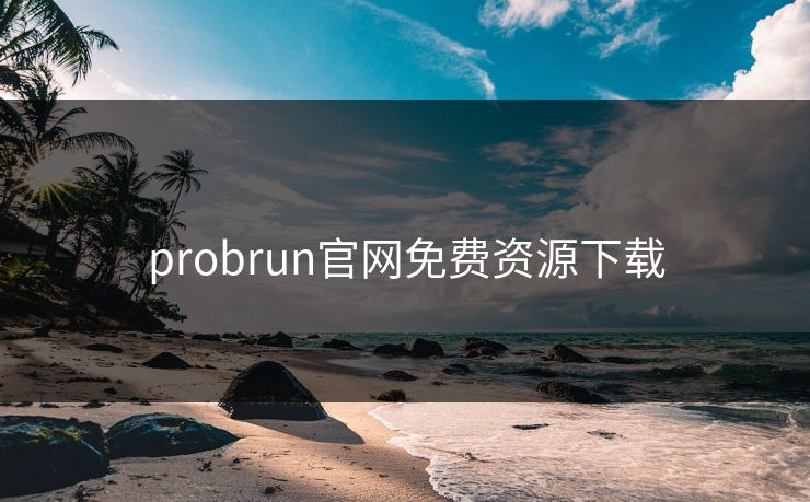 probrun官网免费资源下载